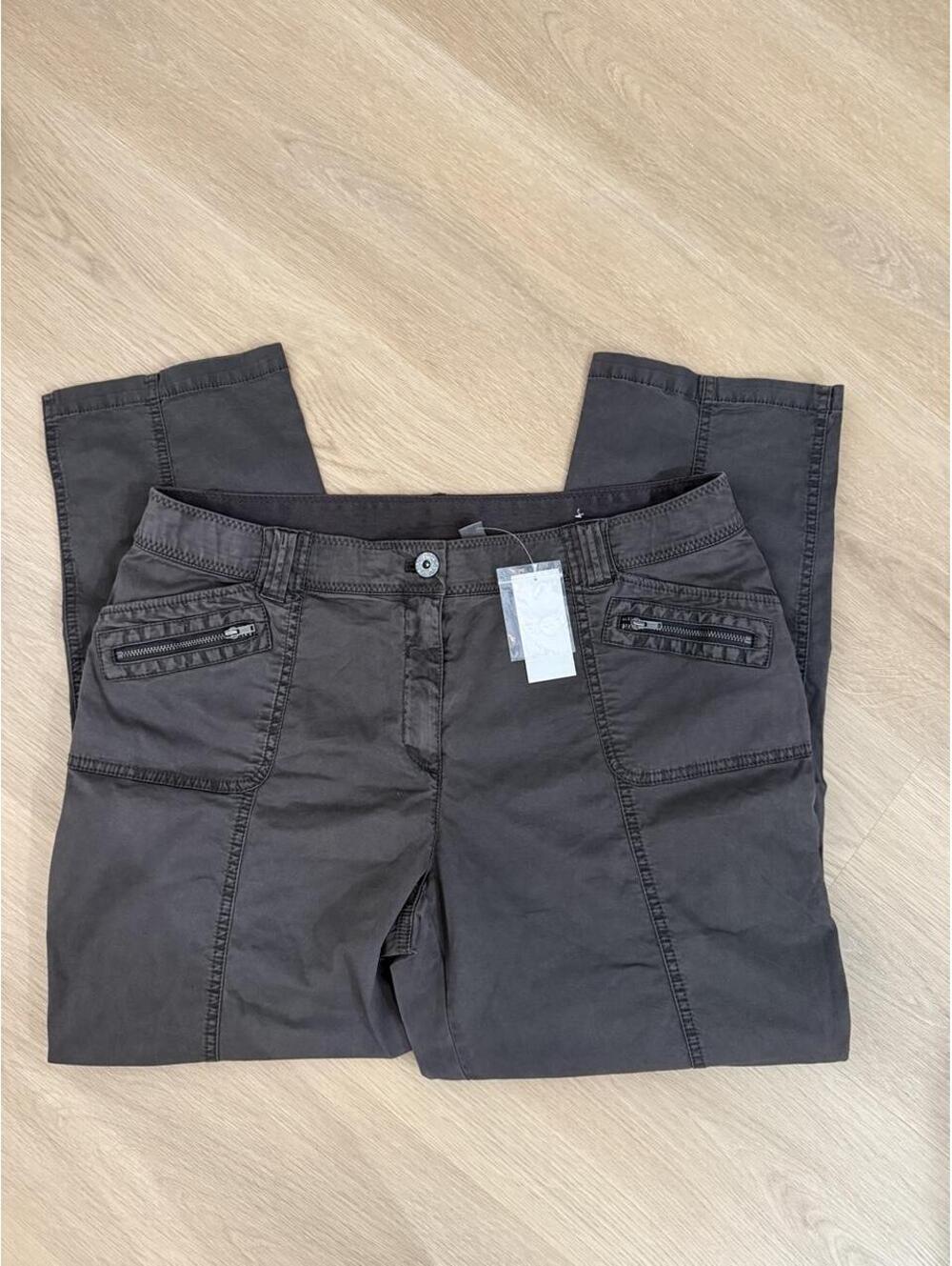 Chico’s So Slimming Casual Cotton Ankle Pants | 14/L